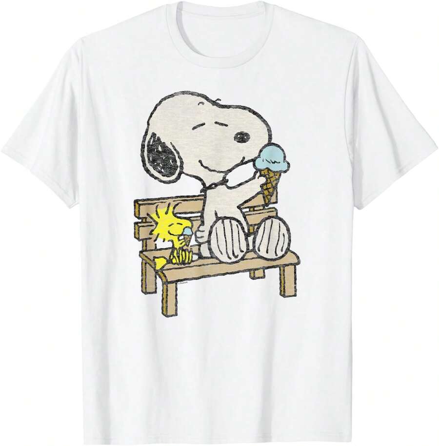 Peanuts - Bench T-Shirt - trắng - Xem 1