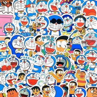 Un set de 50 pegatinas de dibujos animados, regalos para fiestas y manualidades DIY, decoración de habitaciones | Pegatinas temáticas | Pegatinas de plástico, decoración de fiestas | Diseñadas con belleza, sin necesidad de energía, perfectas como regalos para vacaciones, regalos de cumpleaños, recuerdos de fiesta, Navidad, Pascua, Acción de Gracias, regalos de graduación.