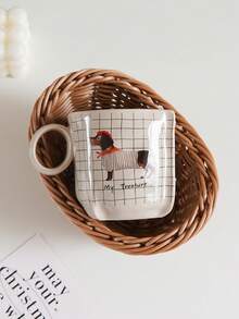 1 chiếc cốc sứ hình chó origami, voi, báo, ngựa vằn, kẻ caro, thiết kế đẹp mắt, rất thẩm mỹ, thích hợp làm cốc cà phê trang trí nhà cửa, cốc latte và sữa ở nhà hàng/quán cà phê, quà tặng, đồ trang trí ngày lễ, cũng như đồ dùng uống trong văn phòng, phòng ngủ hoặc phòng khách. - Nhiều màu - Xem 3