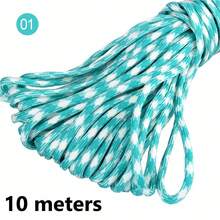 10/100m/Pc Fluorescent Color Camouflage 7-Strand Paracord, Suitable For Outdoor Multipurpose Emergency Survival Rope, Parachute Cord, Bracelet Woven, Camping, Laundry Line, Pet Leash, Durable DIY Rope - 10 Meters - View 58