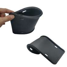 2pcs Silicone Car License Plate Frame, Thick Anti-Scratch, Dust-Proof, Waterproof, Shock-Proof License Plate Protector - Black - View 4