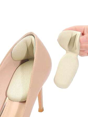 4 st skoskydd, hälskydd, inlägg för skostorleksjustering, kan justeras 0,5 storlekar, lämplig för klackar, stövlar, formella/vardagliga tillfällen - passar de flesta skotyper