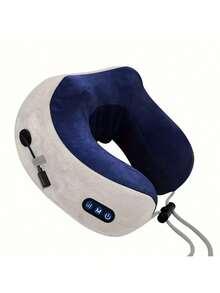 1200mAh Electric Massage U-Shaped Pillow, Relaxes Muscles, Simulates Neck & Hand Massage, For Home Rest, Office Work, Long-Distance Travel, Gift For Women, Men & Families