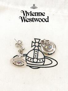 Vivienne Westwood New Petite Orb Earrings - Silver - View 3