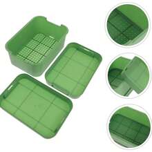 【水培套件】水培育苗套件 | 无土栽培，包含一套育苗盆和量杯，适用于家庭蔬菜豆芽孵化和繁殖