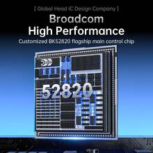 Attack Shark V6 无线游戏鼠标，3 种模式，博通 BK52820 芯片，PixArt PAW3311 传感器，25K DPI 精准度，65g 超轻设计，含 RGB 磁吸充电底座 - 白色 - 查看 7