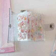 Transparent Color 2-Inch PVC Sleeve ID Photo Album With Changing Heart-Shaped Mini Storage For Stickers - Multicolor - View 6