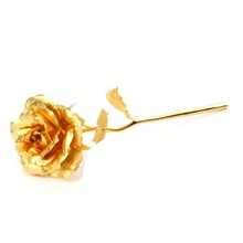 Mother's Day & Valentine's Day Gifts: 24k Gold Foil Rose, Gold Rose, Incense, And Flower Vase - Gold - View 6