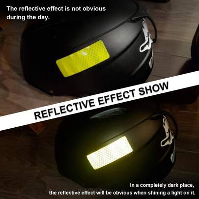 Reflective Stickers - 36 PCS High Visibility Reflective Tape Waterproof Strips Bulk Safety For Car Motorcycle Bike Trailer Helmet Mailbox Bag, 1. 18 X 3. 15 Inch For Winter Vacation, Travel, Studio And Outdoor Fill Light, Live Streaming, Photography, Travel Vlog, Video Recording, Influencer Content Vacation Travel Studio Outdoor Live Streaming Travel Vlog Video Recording Influencer Content Light Reflector Photography Photography Accessories Photography Equipment