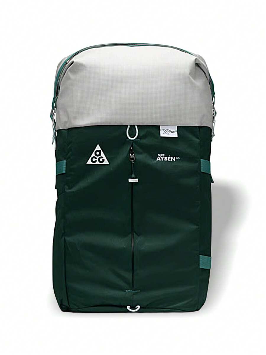 Nike ACG Aysen 轻便背包 户外背包 透气 轻便 多功能 易清洗 学校 男女通用 均码 绿色/白色 DV4054-338 - 綠色/白色 - 查看 1