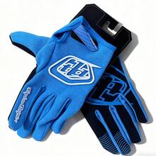 2025新款 Forest Racing 山地自行车黑/红手套，成人四季骑行摩托车赛车手套，全指透气骑行手套 - TLD 手套 - 查看 16