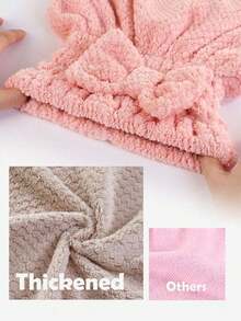 Gorro de Toalla de Secado de Cabello Extra Absorbente, Gorro de Ducha de Coral Grueso, Adecuado para Cabello Largo y Corto, Toalla de Secado Rápido, Gorro, Gorro de Ducha, Productos y Accesorios para el Cabello para Salón de Belleza, Viajes Esenciales, Regreso a Clases, Accesorios para el Cabello para Mujeres - aleatorio - Ver 2