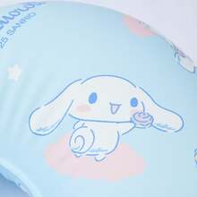 Miniso Sanrio Hello Kitty & Cinnamoroll Printed Inflatable U-Shaped Travel Pillow,Lightweight & Foldable, Compact For Travel, Suitable For Travel, Home & Office, Perfect Birthday Gift (1 PC) - Blue - View 5
