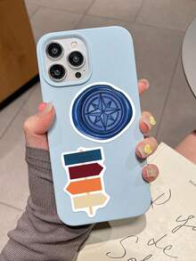 50pcs Exquisite Stickers, Winner Girl Stickers, Handmade Materials, Vinyl Stickers - Multicolor - View 9