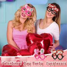 Valentine's Day Gifts,Valentine's Day Glasses,Valentine's Day Party Supplies,Valentine's Day Headbands Dress Up,Hair Bands Holiday Party Favours - Multicolor - View 5
