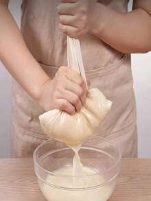 1/3 piezas Bolsa de filtro de malla reforzada, bolsa de gasa, bolsa de algodón, bolsa para marinar, bolsa para sopa, bolsa para decocción de medicina china, bolsa para filtrar leche de soja - Tela de muselina de algodón o gasa sin blanquear, colador natural ultra fino - Multicolor - Ver 7