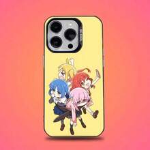 Funda de teléfono BocchtheRockAnme para iPhone 16, 15, 14, 13, 12, 11, 11 Pro, 11 Pro Max, SE4, XS, 17 Air, cubierta negra mate de caramelo para iPhone 17 Air - Z4 - Ver 7