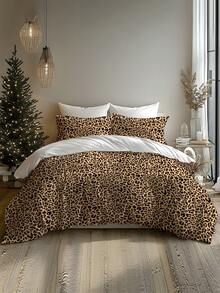 2/3pcs Minimalist Ditsy Floral Pattern Digital Printed Soft & Comfortable Duvet Cover Set, Suitable For Bedroom, Guest Room, Dorm, Hotel, Can Be Used As Gift - Multicolor - View 2