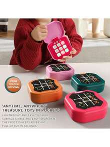 Interactive Board Game, Electronic Puzzle Game Console, 3.74x2.95 Inches, Bolt Brain Training Toy, Fun Educational (Product), Requires Batteries (Not Included),Portable Thinking Challenge Console, With Mute Mode, Portable Learning Toy Gift For Adults, Available In Multiple Colors, An Ideal Gift For Boys And Girls - Multicolor - View 5