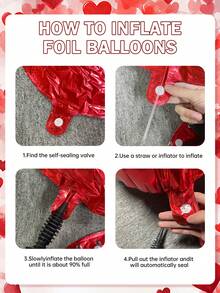 Bộ 1 bóng bay hình gấu bông lớn đứng, bao gồm 2 bóng bay hình gấu bông hôn nhau và 2 bóng bay hình gấu bông cầm trái tim, thích hợp trang trí tiệc theo chủ đề lãng mạn, tiệc sinh nhật, đám cưới, kỷ niệm, tiệc cô dâu, chủ đề gấu bông, đạo cụ chụp ảnh tạo không khí, tiệc Valentine. - Nhiều màu - Xem 11