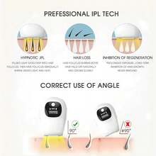 1 Unit 999,990 Flashes IPL Laser Hair Removal Device, 5 Adjustable Levels, Permanent Home Electric Depilator, Suitable For Women, Can Be Used On Bikini Line, Body, Underarms, Back, Legs And Other Areas, Professional Painless IPL Hair Removal Tool - EU C Type Plug(220-240V) - View 9