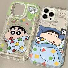 Animation C-Crayon S-ShinChan Case For Xiaomi Redmi Note 13 12 11 Pro Plus 4G 5G 11S 12S 10 9 8 10S 9S 13C 12C 10C Clear Cover. Holiday Phone Accessories. Phone Cases Fall Festival Gift Holiday Special Offer Minimalist New Style Holiday Gift Case Holiday Limited Edition 15 Case Customizable Things Clear Phone Case - 3 - 查看 3