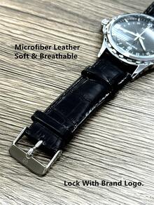 1件 Pablo Raez 魅力男士腕表，不锈钢奢华腕表，绅士复古银色饰品，50米防水，黑色和棕色超柔软纤维皮革表带，AAA级极简日历时钟，男士SUS304钢表带，不褪色，全新休闲石英表 - 銀色 - 查看 7