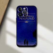 Funda de teléfono negra compatible con The Promised Neverland para Apple 12, 11, 8, 7, 6, 6S, XS, XR, X, SE, Mini, Plus, Pro, Max. Funda compatible con iPhone 17 Pro Max, 17 Pro, 17, 16 Pro Max - 097HA2901HSE - Ver 6