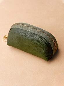 1pc Vintage Leather Wallet Card Holder Coin Purse Makeup Bag Lipstick & Coin Case Portable Travel Organizer Personalized Mini Coin Purse Women Wallet Mini Wallet Autumn Coin Purse For Women Wallet Purse Wallet Small Wallet Wallet Keychain Coin Wallet - Multicolor - View 8
