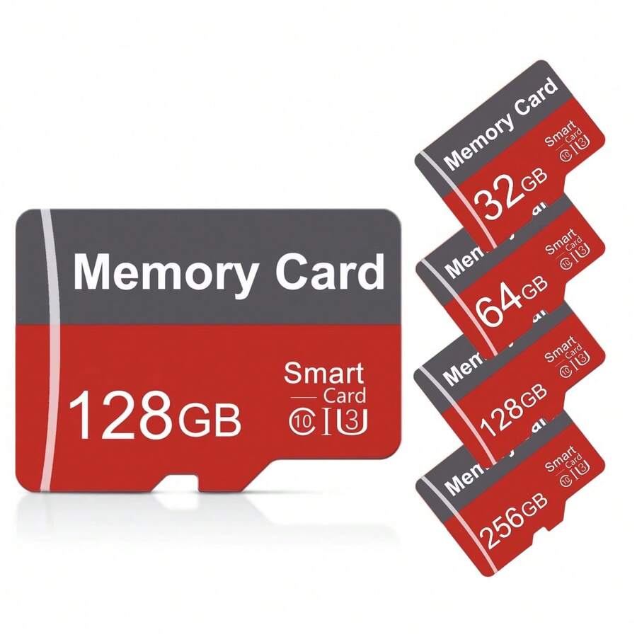 64GB/32GB/16GB 高速闪存 TF 卡，128GB/256GB，适用于平板电脑/相机/手机/笔记本电脑/PC/车载音响/游戏机/音频设备 - 存储您的文件 - 彩色 - 查看 1