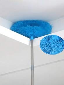 Extendable Microfiber Ceiling Fan Duster, 13 To 31.5 Inches Adjustable, Washable, Suitable For High Ceilings, Furniture And Car Cleaning, Multi-Functional Dusting Cleaning Tool, Easy To Clean Home Supplies - Multicolor - View 8