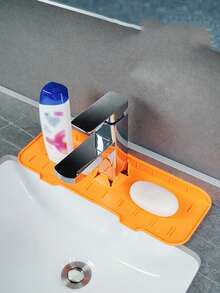 Silicone Faucet Drain Pad, Kitchen And Bathroom Splash-Proof Sink Pad, Drainage Pad - Multicolor - View 3