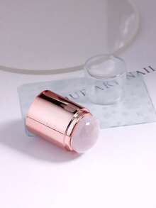 Mini sello de uñas de silicona lavable, nueva placa de acero de alta transparencia para impresión por transferencia, herramienta de uñas multifuncional, tubo de aluminio metálico de alta elasticidad y duradero para sello de transferencia - Multicolor - Ver 13