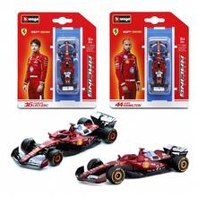 2025新款1:64 Bburago 2025 F1合金车模 - 法拉利SF25/红牛RB21/AMG W16 E Performance/迈凯伦MCL39合金赛车模型，节日和生日的完美收藏礼物 - SF25#16 - 查看 3