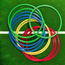 一套跳房子圈、敏捷环、感觉统合训练运动器材，环和扣环可自由组合，颜色随机发货