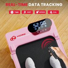 Homefitnesscode Walking Pad Treadmill 1–6 Km/H, Compact Under-Desk Treadmill For The Home Office With LED Display, Quiet 0.65 HP Motor And 90 Cm Long Running Belt - Phích cắm loại F của EU (220-240V) - Xem 4