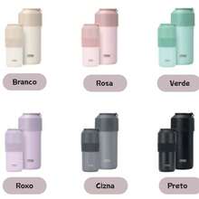 TYESO 900-1000/350-680 Ml Thermal Bottle, Available In Two Sizes. Keeps Drinks Cool Inside, Maintaining The Temperature Of Hot Or Cold Beverages For Up To 24 Hours. Ideal For Physical Activities, Sports, Work, School, Birthday Gifts, And Christmas Presents. - 隨機的 - 查看 9