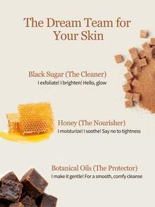 SKINFOOD Black Sugar Facial Scrub | Gentle Exfoliating Foam, Leaves Skin Soft And Clean | 180g/6.4oz, 2-In-1 Gentle Exfoliating Cleansing Cream - Black Sugar - View 5