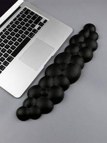 1pc Solid Color Cloud-Shaped Keyboard Wrist Rest Pad For Desktop/Laptop Office Use