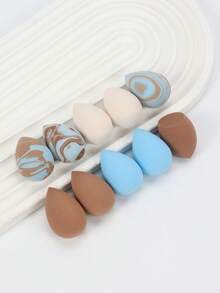 Bộ 10/20/30/50/100 miếng bông trang điểm mini, bông tán kem nền, hoàn hảo cho kem nền dạng lỏng, kem và phấn, bông trang điểm nhiều màu, bông trang điểm nền không chứa latex, dùng được cả khô và ướt, phù hợp với mọi loại da, quà tặng, đồ dùng du lịch, đồ giá rẻ, vật dụng cần thiết khi đi du lịch. - Nhiều màu - Xem 3