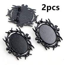 2pcs 18x25mm Inner Size Brooch Pin Cabochons Blank Base Setting Bezel Tray DIY Craft Jewelry Making Accessories Findings - Brooch Base - View 29