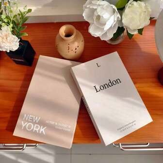 2 st/set dekorativa falska böcker för heminredning, realistiska bokdekorationer för att förbättra ditt soffbord, bokhylla och spismantel, dekoration för hematmosfär