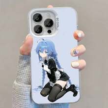 Phone Case Compatible With  16, 15, 14, 13, 12, 11, Pro, XS, Max, Plus, Mini, SE M-Mushoku Tensei Roxy White Candy Matte Shockproof Case, Case Compatible With  17 Pro Max Case,  17 Pro Case,  17 Case,  16 Pro Max Case - Z7 - View 5