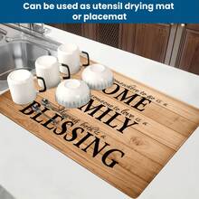 Home Family Blessing Stove Top Rubber Cover For Electric Stove, 28x20.5" Protective Pad, Induction Cooker Glass Ceramic Cooktop Protector, Heat Resistant Anti-Scratch Non-Slip Stovetop Cover, Coffee Mat, Kitchen Extra Counter Space - 家 - 查看 8