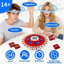 Basta Juego De Mesa Español | Word Game | Fast-Paced Family Board Game | Choose A Category & Race Against The Timer To Be The Last Player | Learning Game Great For All Ages - Đỏ, xanh và trắng, Tây Ban Nha - Xem 3