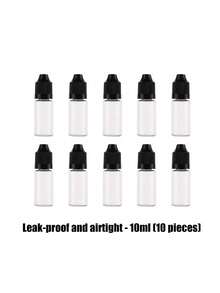 10 Thin Drip Bottles, 5ml/10ml/20ml/30ml/50ml Empty Squeeze Eye Drop Bottles, PET Squeezable Liquid Drop Cap Bottles, Essential For Returning To School And Traveling, Portable And Lightweight - Travel Accessories - Multicolor - View 17