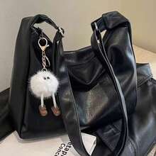 1个女士时尚单肩包，简约斜挎包，棕色PU材质单肩包，大容量，可调节肩带，适合日常、聚会、通勤等场合。 - 彩色 - 查看 11