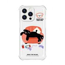 Thickened Shockproof Phone Case With A Black Cat Sofa Pattern, Fully Protective Case Suitable For  16 Pro Max, 11, 12, 13, 14, And 15 Pro, Featuring Corner Airbags For Drop Protection, A Perfect Gift For Both And. - 混合色1 - チェックする 4