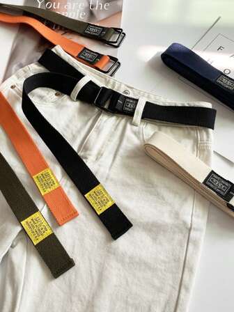 Curea la modă din pânză, curea versatilă pentru blugi, curea decorativă pentru pantaloni