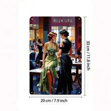 Vintage 1950S Kitchen Pin-Up Poster Sign - 8X12 Inches, Aluminum, Wall Art Decoration, Home, Restaurant, Shop, OfficeOpen In New Tab. - Metal Painting - View 3